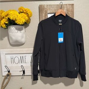 GGBlue luxe sport bomber Jacket in black sz small new w tags 
MSRP $120